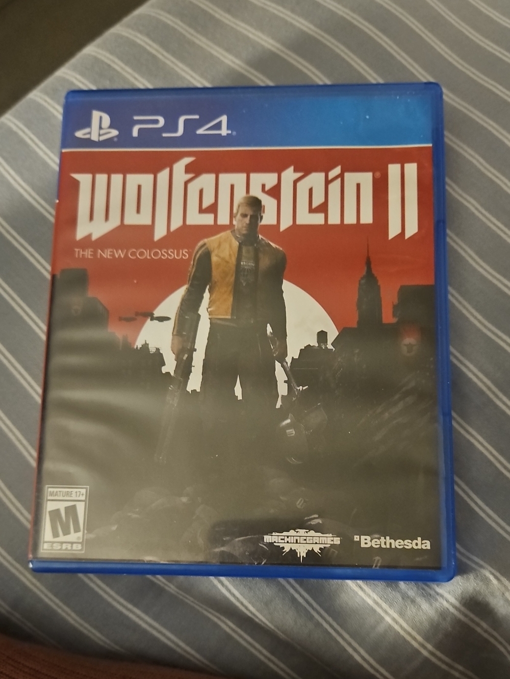 Wolfenstein II: The New Colossus for PS4 - Red Cover